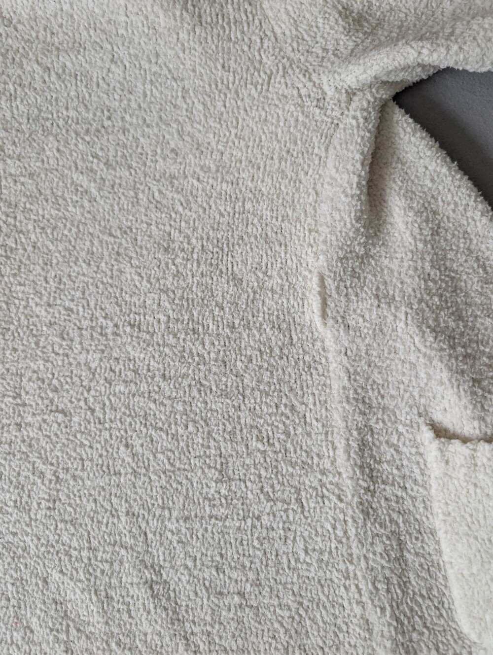 Skims Cozy Knit Open Cardigan Robe L/XL Cream White Loungewear Women's Layering - Picture 8 of 14